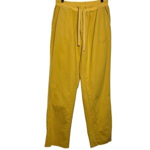 YoungLa Extendo Pants Mustard Yellow Men's MED Raw Edge